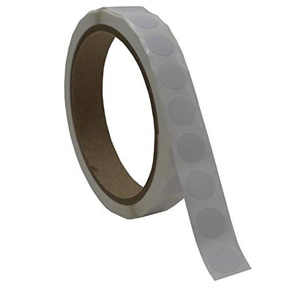 Infi-Touch Labels 1/2 inch Round Permanent Color-Code Dot Stickers, 1000 per Roll (White)