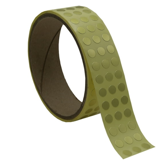 Infi-Touch Labels 1/4" Round Dot 1000 Sticker Per Roll -Metallic Gold
