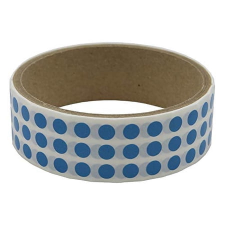 Infi-Touch Labels 1/4 inch Round Permanent Color-Code Dot Stickers, 1000 Sticker per Roll (Light Blue)