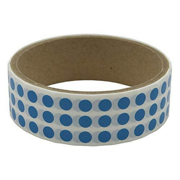 Infi-Touch Labels 1/4 inch Round Permanent Color-Code Dot Stickers, 1000 Sticker per Roll (Light Blue)