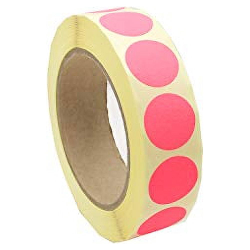 Infi-Touch Labels 1 inch Round Permanent Color-Code Dot Stickers, 1000 ...