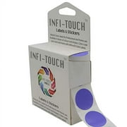 Infi-Touch Labels 1 inch Round Permanent Color-Code Dot Stickers, 1000 per Dispenser Box (Lavender)