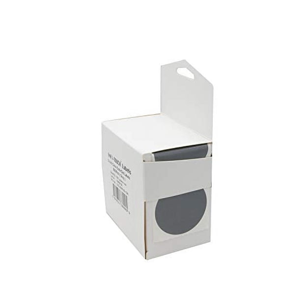 Infi-Touch Labels 2 inch Round Permanent Color-Code Dot Stickers, 500 Sticker per Roll (Gray)