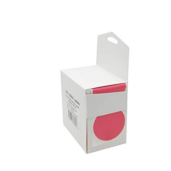Infi-Touch Labels 2 inch Round Permanent Color-Code Dot Stickers, 500 Sticker per Roll (Rose)