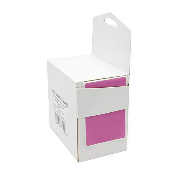 Infi-Touch Labels 2x3 Inch Permanent Color-Code Labels, 250 Labels with Dispenser Box (Violet)