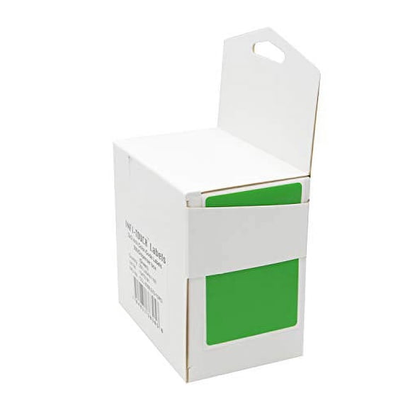 Infi-Touch Labels 2x3 inch Round Permanent Color-Code Dot Stickers, 250 per Dispenser Box (Green)