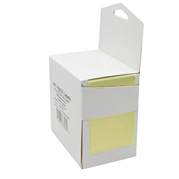 Infi-Touch Labels 2x3 inch Round Permanent Color-Code Dot Stickers, 250 per Dispenser Box (Metallic Gold)