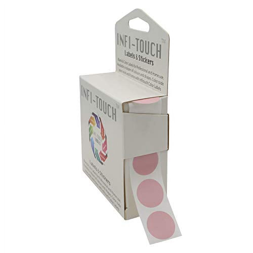 Infi-Touch Labels 3/4 inch Round Permanent Color-Code Dot Stickers ...