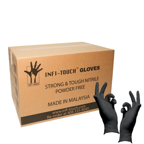 Infi-Touch  Nitrile Gloves 1000 Count Small Medium Large Extra Large