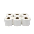 thumbnail image 1 of Infi-Touch White Direct Thermal Labels (2 1/4 x 4"), Name Tag Badge Labels, Compatible W/Dymo - 6 Rolls @250 Labels per Roll, 1 of 2