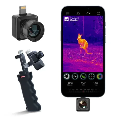 InfiRay T2 PRO Thermal imager Outdoor Hunting Infrared HD Monocular 25Hz Thermal Camera for Phone Night Vision with Laser Phone IOS