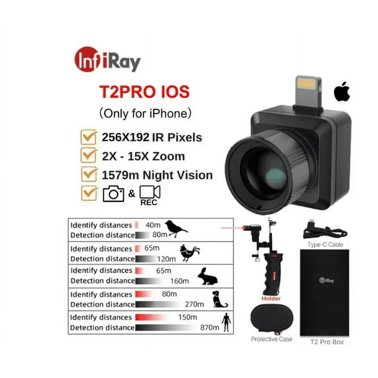 InfiRay T2 PRO Thermal imager Outdoor Hunting Infrared HD