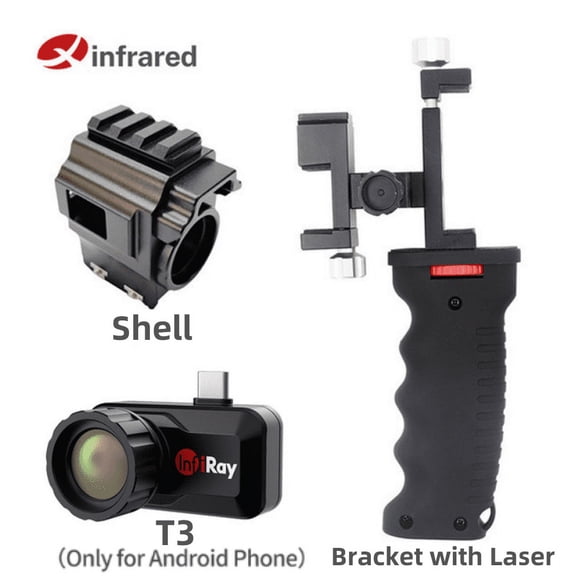 InfiRay Xinfrared T3 Infrared Thermal Imager Monocular Night Vision Thermal Camera for Andriod Phone Outdoor Hunting With Laser
