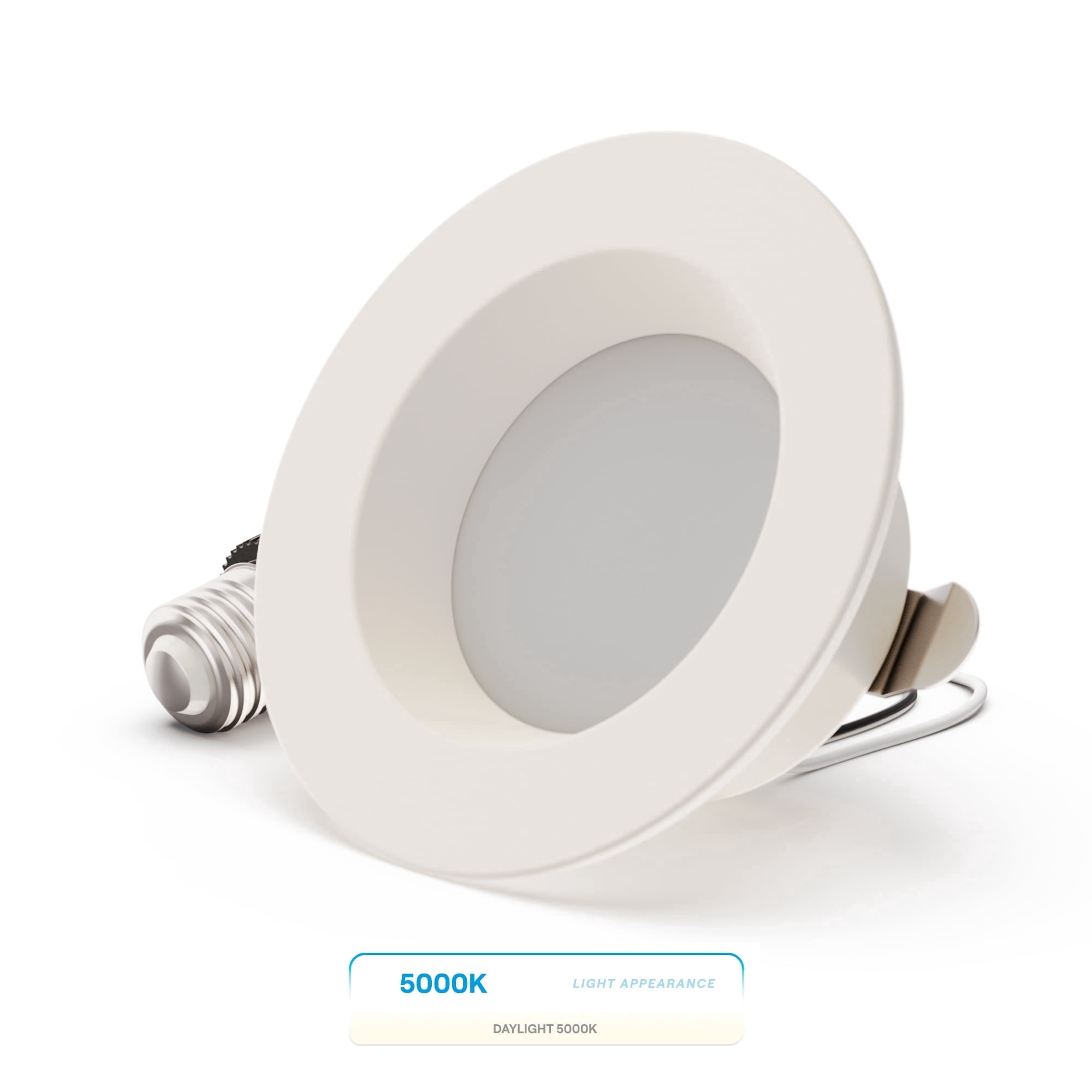 INFIBRITE 4 Inch 5000K Daylight 9W 750LM Recessed Retrofit LED Sleek ...