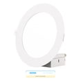 thumbnail image 1 of Infibrite 6 Inch Ultra-Thin Recessed LED Downlight, 12W 1,050LM, 4000K Cool White, White Trim, Wet Rated, Triac Dimmable, ETL, FCC, Energy Star, (12 Pack), 1 of 4