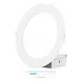 thumbnail image 1 of Infibrite 6 Inch Ultra-Thin Recessed LED Downlight, 12W 1,050LM, 5000K Daylight, White Trim, Wet Rated, Triac Dimmable, ETL, FCC, Energy Star, 1 of 4