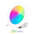 thumbnail image 1 of INFIBRITE 6 Inch WiFi Smart 12W 1100LM LED Recessed Ceiling Light, Dimmable, Alexa/Google, Wet Rated, 1 of 11