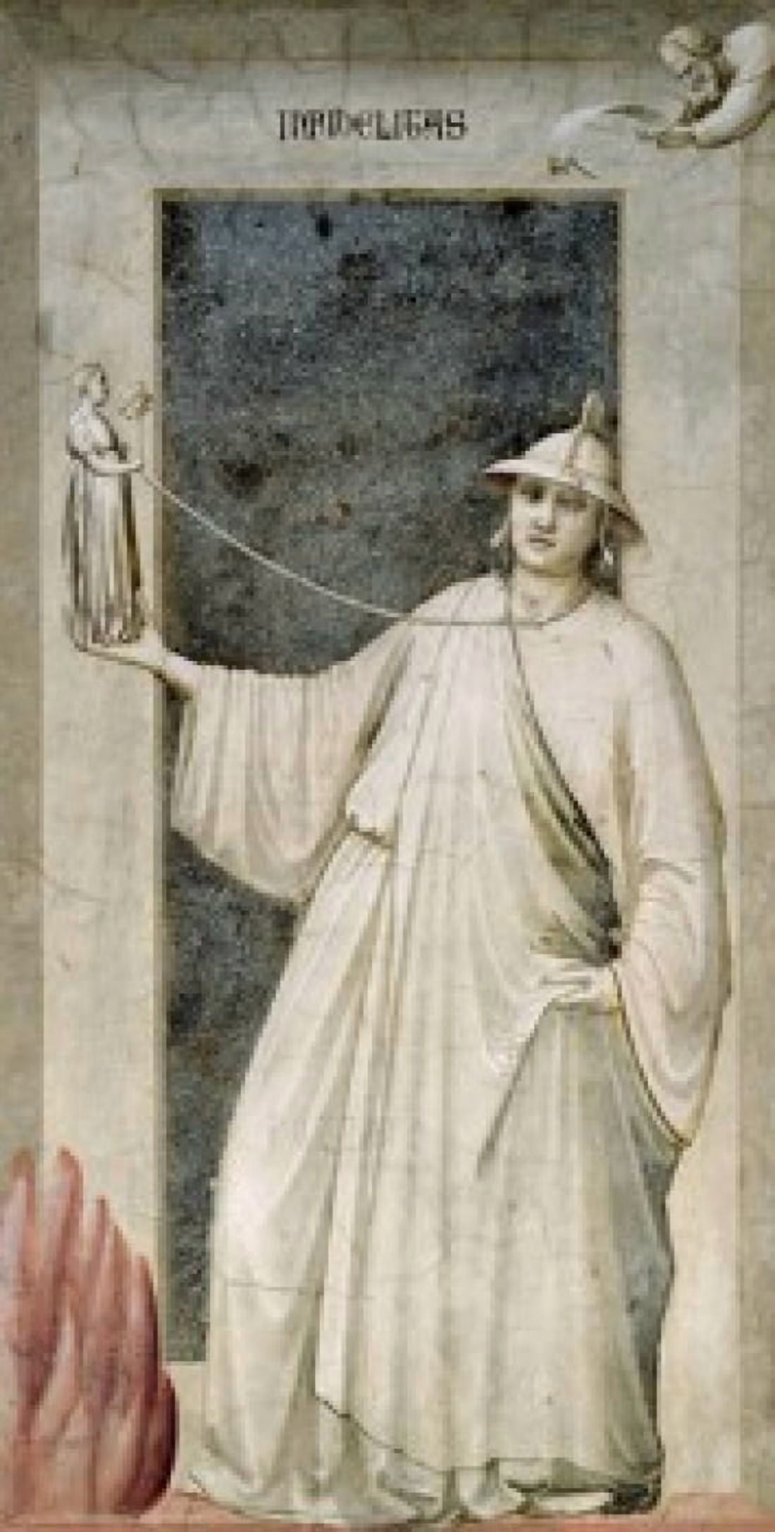 Infidelity Fresco Giotto di Bondone( c 1266-1337 Florentine) Arena Chapel Cappella degli Scrovegni Padua Canvas Art - Giotto di Bondone (18 x 24)