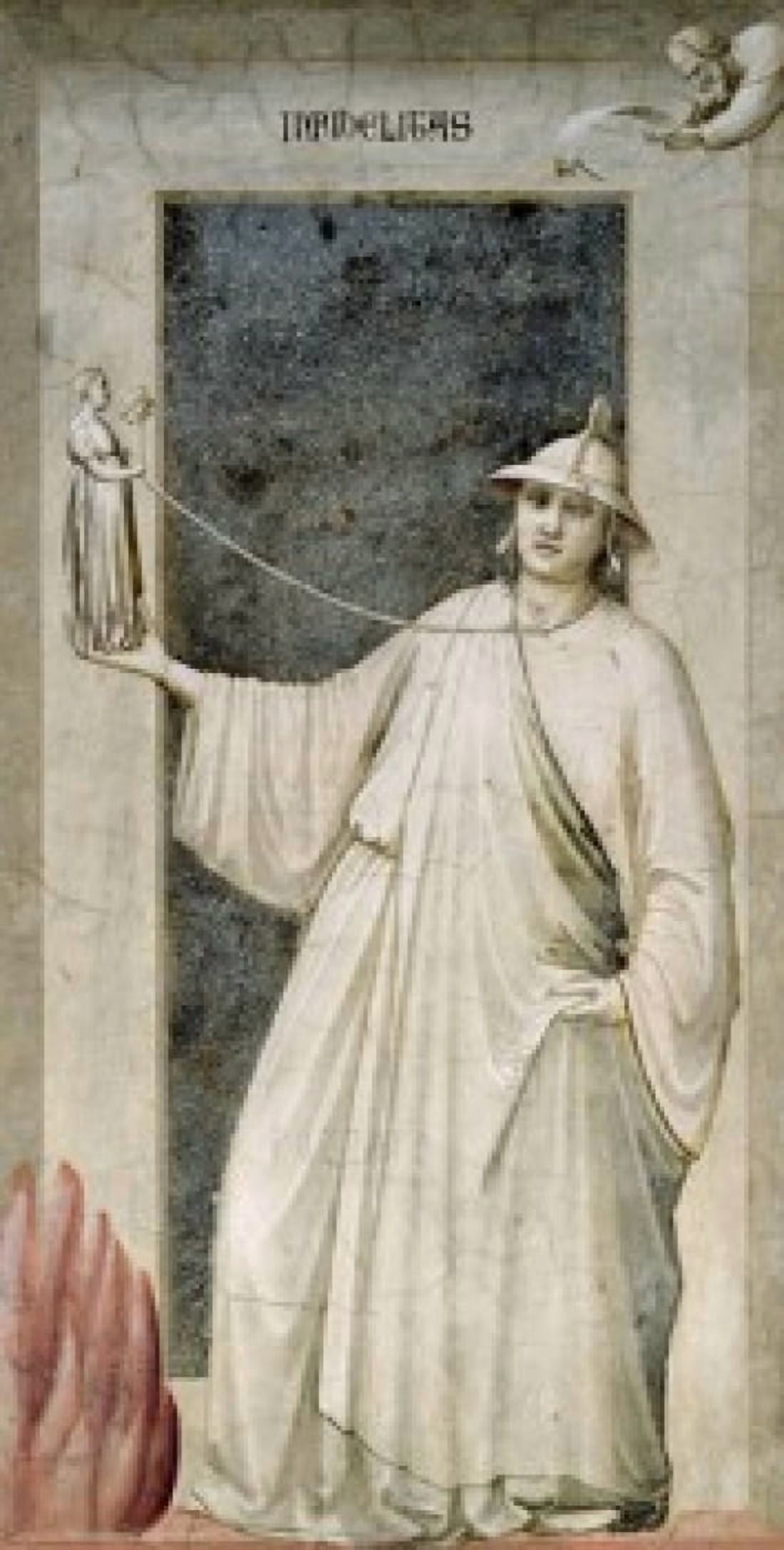 Infidelity Fresco Giotto di Bondone( c 1266-1337 Florentine) Arena Chapel Cappella degli Scrovegni Padua Canvas Art - Giotto di Bondone (24 x 36)