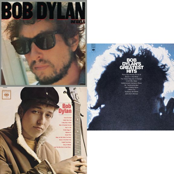 Infidels (150G/Dl Insert) & Bob Dylan (Mono) & Greatest Hits (150G/Dl Card) [LP Vinyl Bundle]