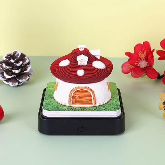 Infidev 2024 Earth Calendar, Paper Carving Desk Ornament, Perpetual Calendar with Micro-Carving Technology, Unique Gift for Office and Home Decoration