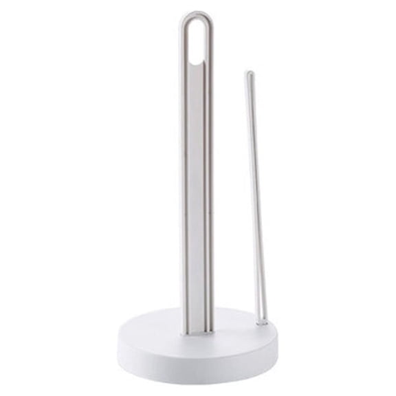 Infidev Countertop Paper Towel Holder Stand, Suitable for Standard and Big Rolls, Space-Saving Kitchen and Dining Room Accessory, Sturdy PP Construction, Easy to Use and Store