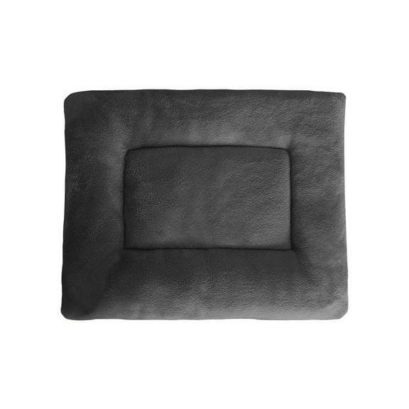 Infidev Dog Bed Crate Mat, Machine Washable Dog Bed, 2-Sided Use, Nonskid Bottom, Comfy Plush Pet Bed for Small Dogs and Puppies