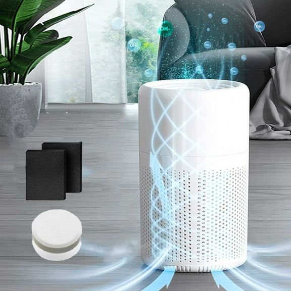 Infidev Portable Air Purifier for Home, White ABS with Silent and Efficient Filtration, Perfect for Bedroom, Living Room and Office