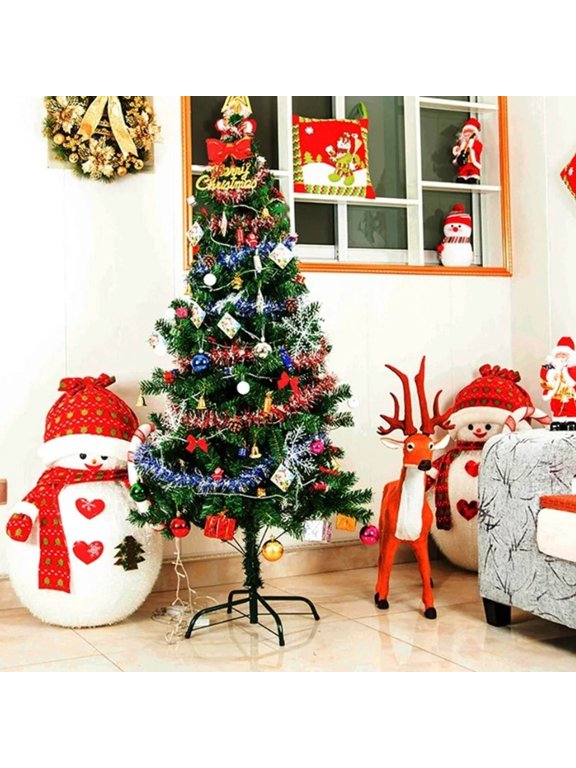 Sturdy Christmas Tree Stand for Artificial Trees Up to 6 Feet, Heavy-Duty Steel Construction with Easy Setup and Compact Storage,Nightmare Before Christmas Decorations