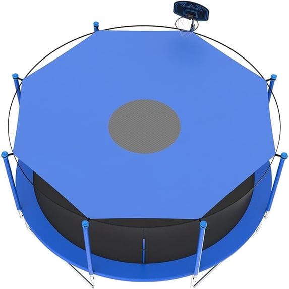 Infidev UV-Resistant Trampoline Sun Shade Cover in Multiple Sizes, Durable Oxford Cloth for Outdoor Backyard Playground Protecti