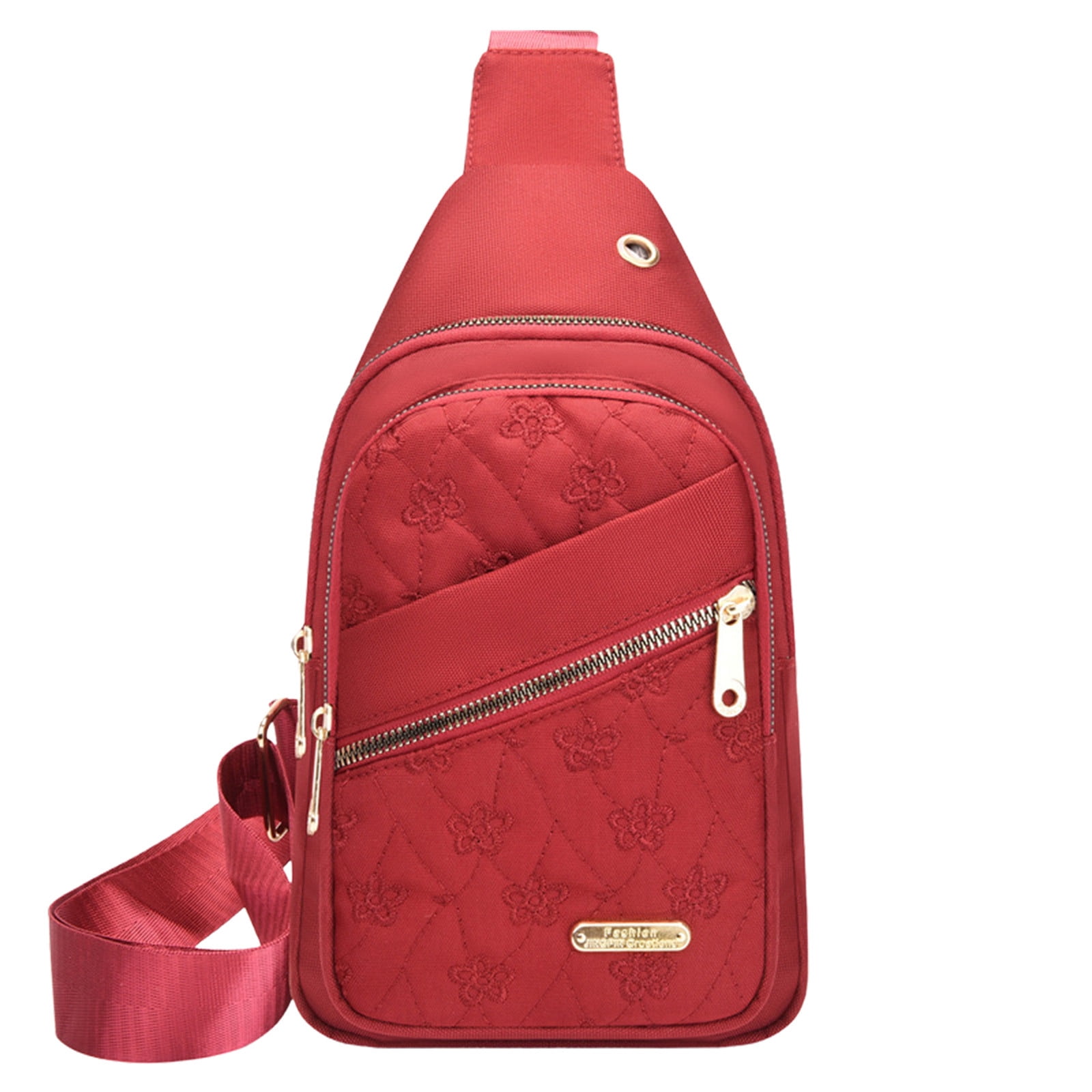 Infidev Unisex Sling Bag Crossbody Backpack with Earphone Hole Lightweight Shoulder Daypack for Hiking Camping Outdoor Trips Spacious compartments Adjustable Strap Clearance Walmart Business Supplies