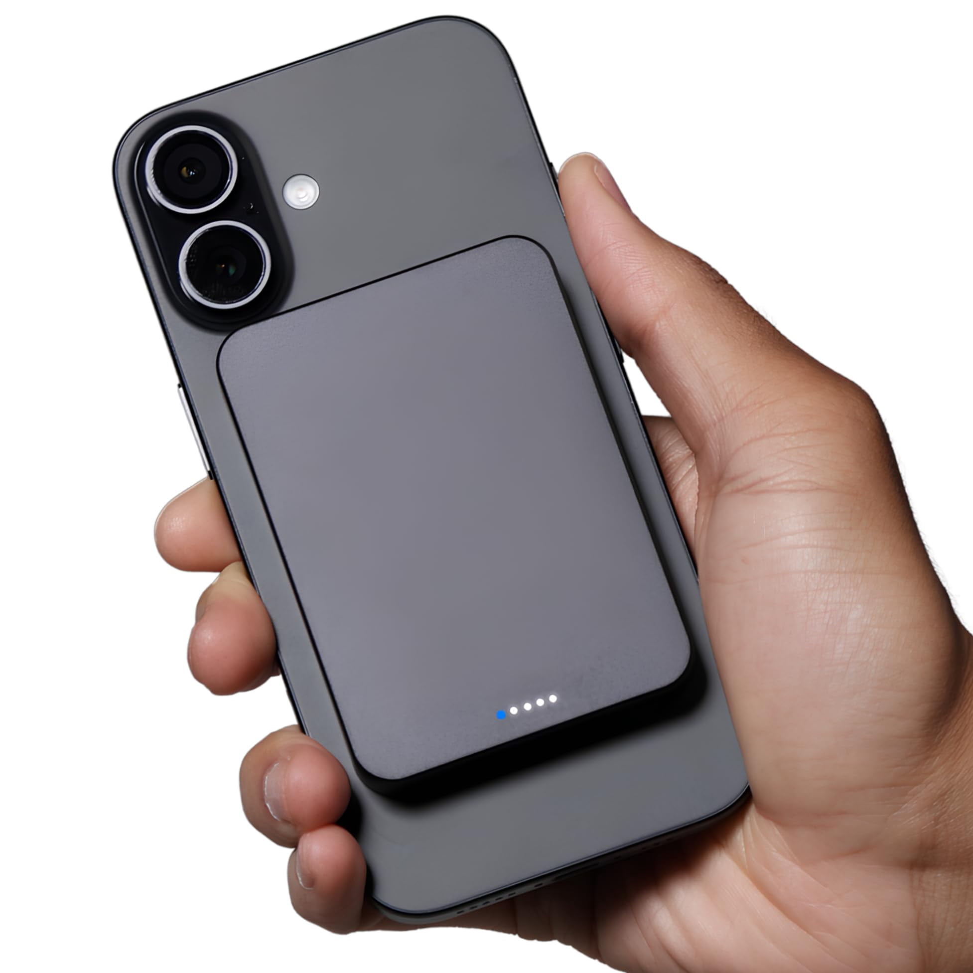 Baseus 0.3" Ultra-Slim 5000mAh Magnetic Wireless Power Bank - For IPhone 12-17 (Refurbished)