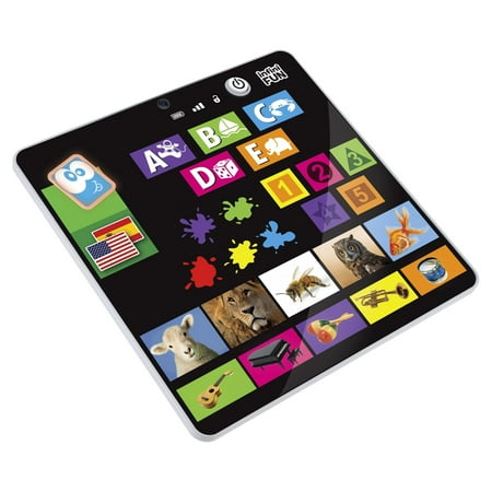 Infini Fun N Play Tablet by Kidz Delight for Ages 18 Months and Up - Learn Shapes, Alphabet, and Numbers
