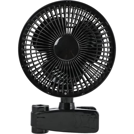 InfiniPower 6-inch Grow Tent Poles Clip Fan, Monkey Fan, Manually Adjustable 90° Angles, 15W,53 inch Cord Length, Black