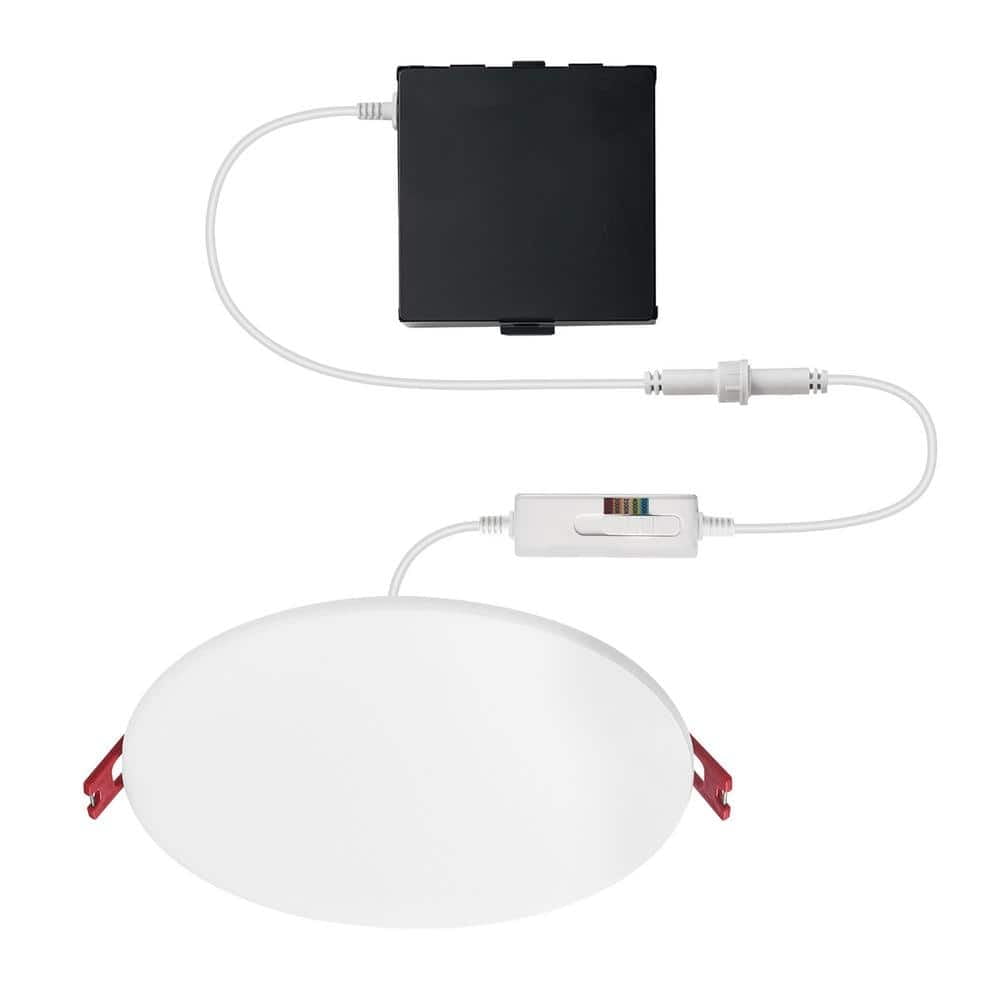 White Adjustable Color Temperature LED Recessed Light for Indoor/Outdoor Use