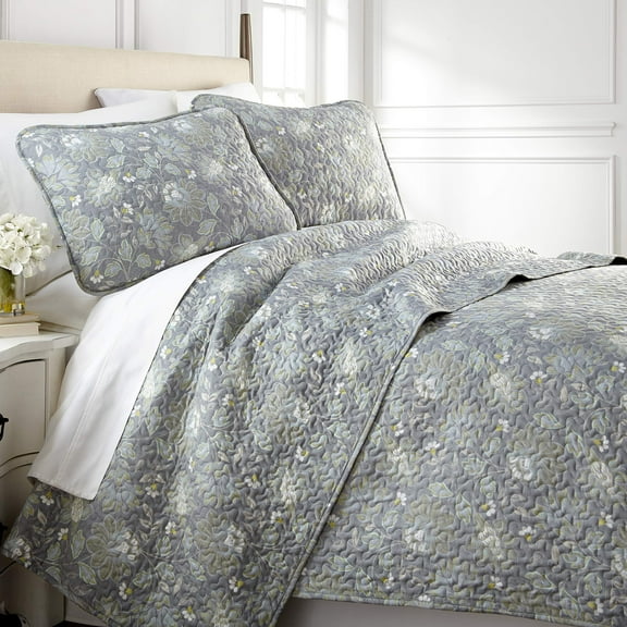 Infinite Blossom Printed Quilt Set by SouthShore Fine Linens