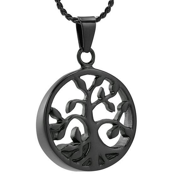 Infinite Circle Tree of Life Cremation Jewellery Urns For Ashes Keepsake Urn Necklace  Keepsake Cremation Mini Urns