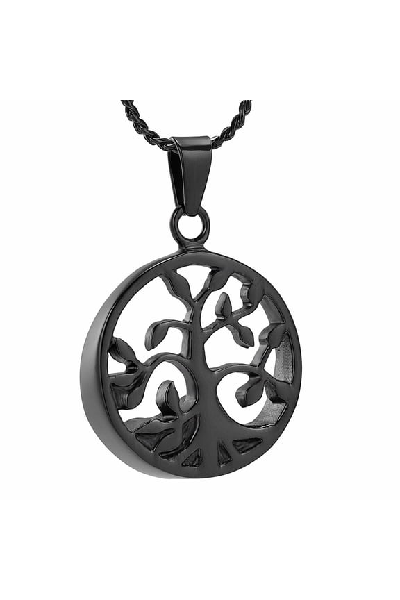 Infinite Circle Tree of Life Cremation Jewellery Urns For Ashes Keepsake Urn Necklace Keepsake Cremation Mini Urns