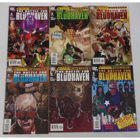 Infinite Crisis Aftermath: Battle for Bludhaven #1-6 VF/NM complete series Palmiotti ; DC
