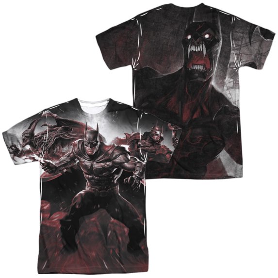 Infinite Crisis Ic Batman Unisex Adult Sublimated Costume T Shirt (Front/Back), 2X-Large Multicolor