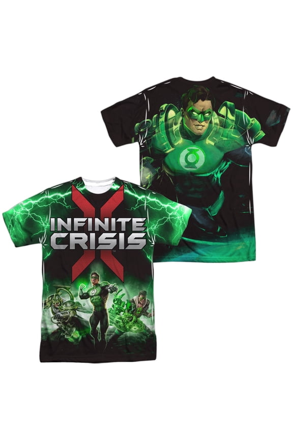 Infinite Crisis Ic Green Lantern Unisex Adult Sublimated Costume T Shirt (Front/Back), Small
