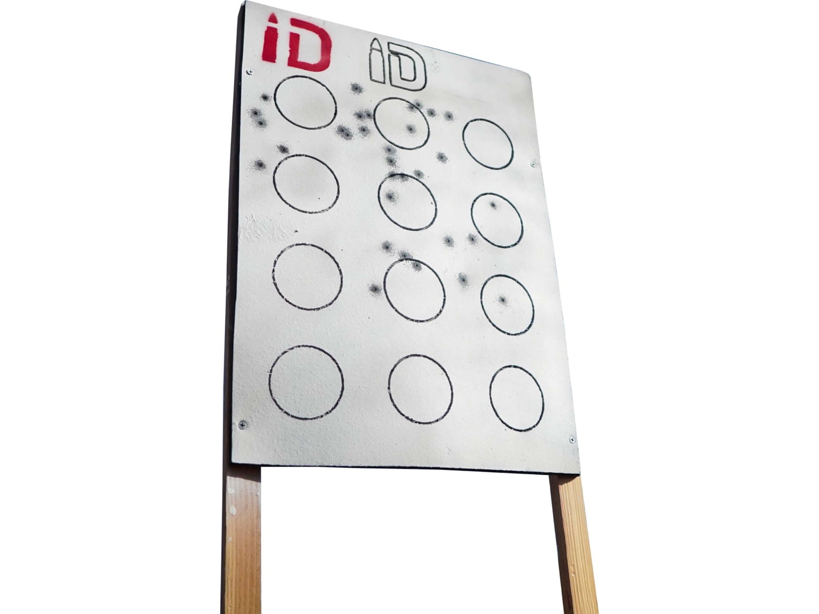Infinite Defense Circle Drill Target, White
