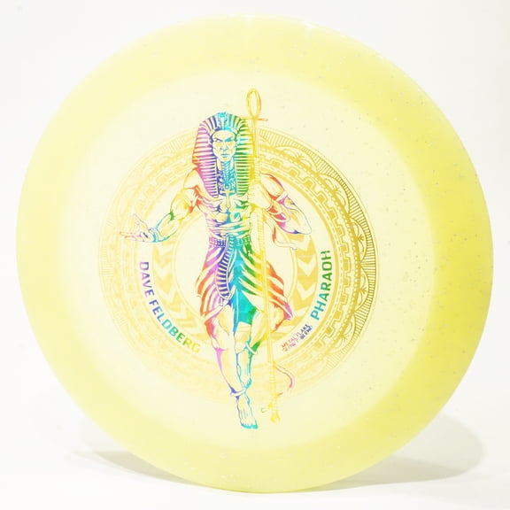 Infinite Discs Dave Feldberg Metal Flake Glow C-Blend Pharaoh (Yellow,170-172 grams)