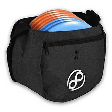 Infinite Discs Easy Bag - Disc Golf Starter Bag, Storage for 10 Discs (Black)