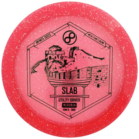 Infinite Discs Metal Flake C-Blend Slab Distance Driver Golf Disc | Colors Will Vary