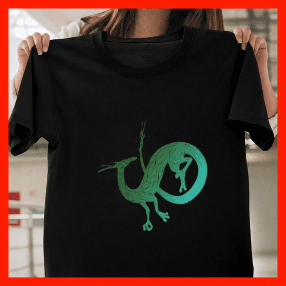 Infinite Dragon Mythical Beast Ouroboros Fantasy Serpent Art Unisex T ...
