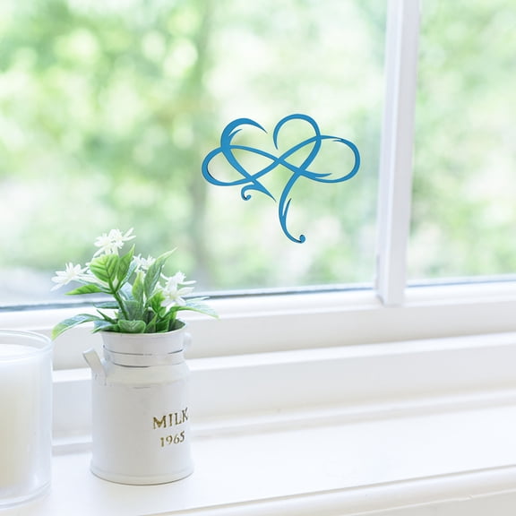 Infinite Heart Art Home Window Glass Living Room Sticker Wall Sticker Decoration