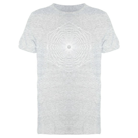 Infinite Hexagon Design T-Shirt Men -Image by Shutterstock, Male Small