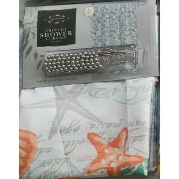 Infinite Home Printed Shower Curtain