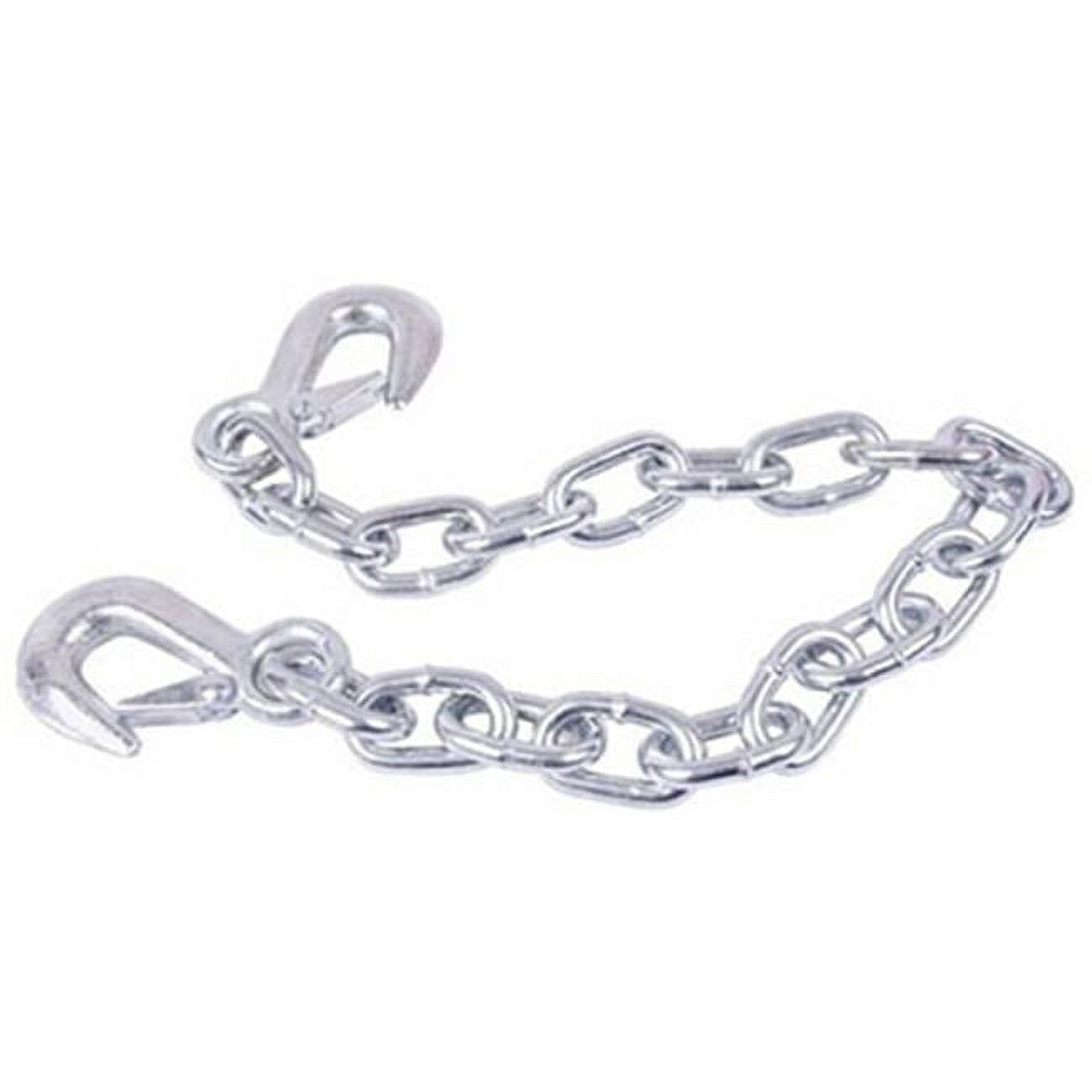 Trailer Heavy Duty Safety Chains Slip Hook Trailer Safety Chain 3500lbs  Towing Wire Ropes with Double Spring Clip Hooks for Trailer RV